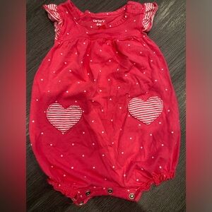 Carter’s 6 month Heart Romper